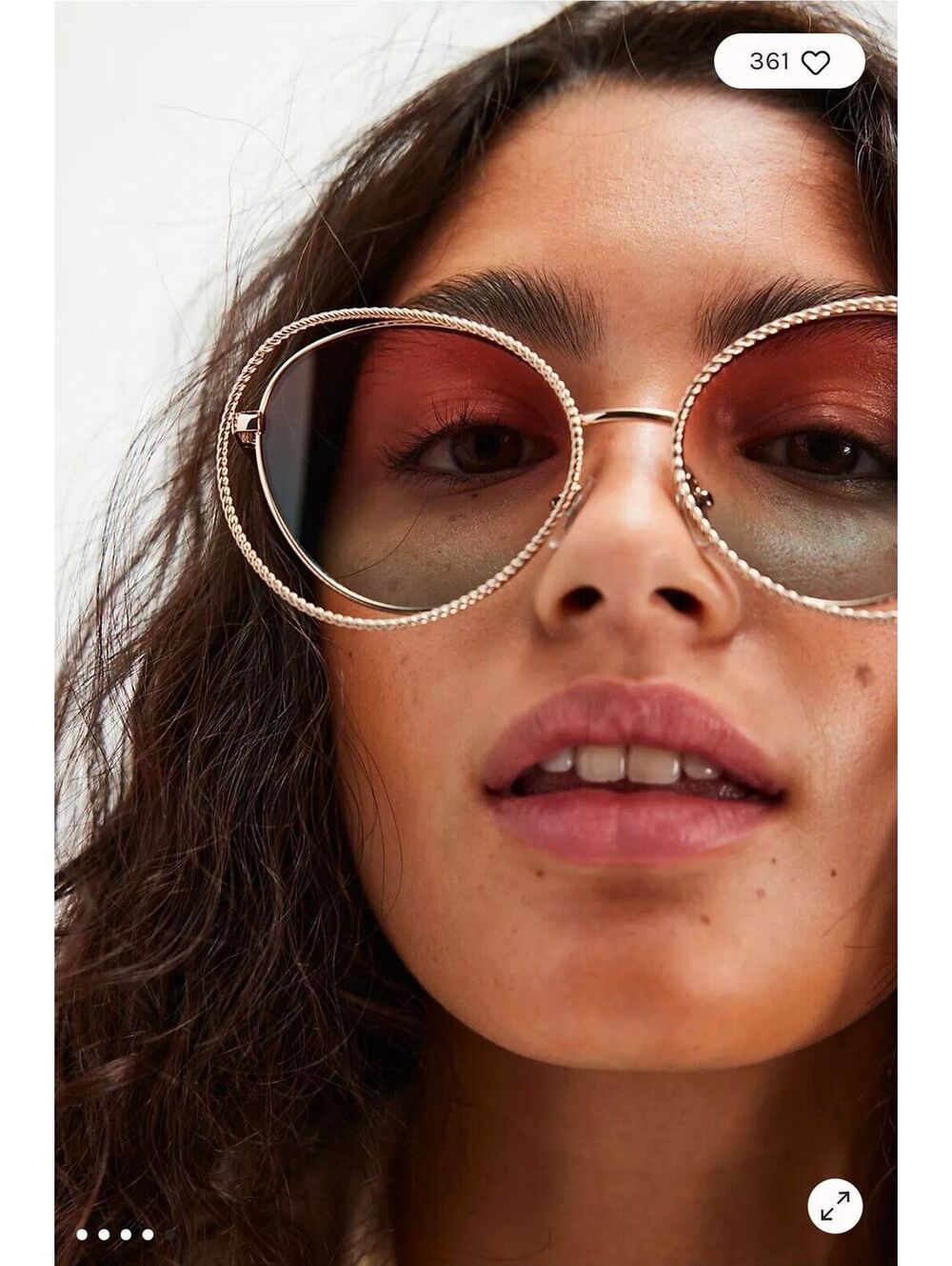 SOLD OUT! Free People Blossom Novelty Oversized Sunglasses NWT